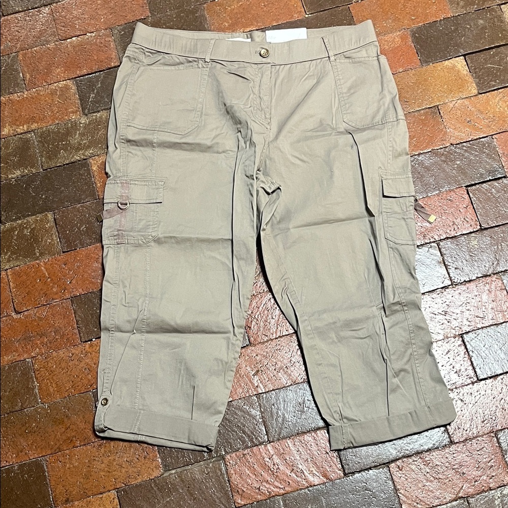 Est. 1946 Women size 18W Tan Cargo Pants NWT Safari 2094